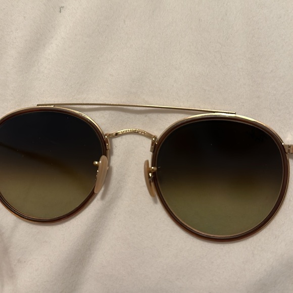 Round double bridge ray ban pink/gold - Picture 4 of 10